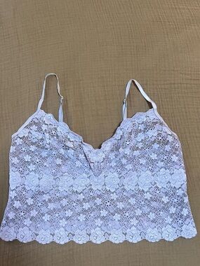 Lilac Purple Lace Top